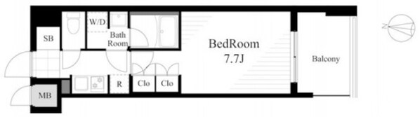 ラティエラ大島の物件間取画像